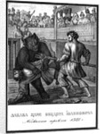 Bear baiting at the time of Tsar Feodor I of Russia (From Illustrated Karamzin), 1836 by Boris Artemyevich Chorikov