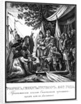 Rurik, Sineus and Truvor. The Invitation of the Varangians, 862 (From Illustrated Karamzin), 1836 by Boris Artemyevich Chorikov