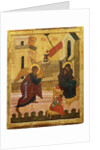 The Annunciation, Mid of 16th cen by Russian icon