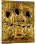Oklad Cover for the Holy Trinity icon by Andrei Rublev, 1600-1625 by Ancient Russian Art