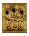 Oklad Cover for the Holy Trinity icon by Andrei Rublev, 1600-1625 by Ancient Russian Art