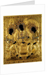 Oklad Cover for the Holy Trinity icon by Andrei Rublev, 1600-1625 by Ancient Russian Art