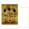 Oklad Cover for the Holy Trinity icon by Andrei Rublev, 1600-1625 by Ancient Russian Art