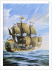 Russian ship of the line Poltava, 1712 by Anonymous