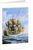 Russian ship of the line Poltava, 1712 by Anonymous