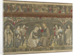 The Coronation of the Virgin between eight Angels and fourteen Saints (Ecclesiastical embroidery), 1 by Jacopo Cambi