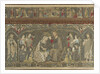 The Coronation of the Virgin between eight Angels and fourteen Saints (Ecclesiastical embroidery), 1 by Jacopo Cambi