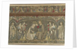 The Coronation of the Virgin between eight Angels and fourteen Saints (Ecclesiastical embroidery), 1 by Jacopo Cambi