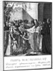 Grand Prince Dmitry Ivanovich welcome Metropolitan Alexis. 1357 (From Illustrated Karamzin), 1836 by Boris Artemyevich Chorikov