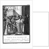 Grand Prince Dmitry Ivanovich welcome Metropolitan Alexis. 1357 (From Illustrated Karamzin), 1836 by Boris Artemyevich Chorikov