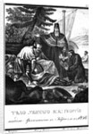 Bishop Kirill of Rostov founds the beheaded body of Georgy Vsevolodovich. 1238 (From Illustrated Ka by Boris Artemyevich Chorikov