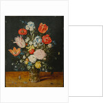 Flowers in a Glass Beaker, after 1608 by Jan Brueghel the Elder