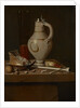Still life with smoking utensils and beer mug, 1664 by Edwaert Collier