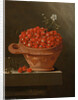 Still life with strawberries in a clay pot, 1704 by Adriaen Coorte