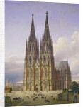 Ideal View of the Cologne Cathedral, 1834-1836 by Carl Georg Hasenpflug