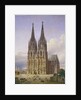 Ideal View of the Cologne Cathedral, 1834-1836 by Carl Georg Hasenpflug