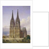 Ideal View of the Cologne Cathedral, 1834-1836 by Carl Georg Hasenpflug