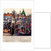 Funeral ceremony of the Bishop Mitrophan of Voronezh, 1830s by Russian Master