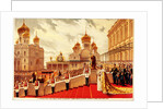 The Coronation Ceremony of Nicholas II. On the Red Porch, 1896 by Anonymous