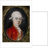Miniature portrait of Wolfgang Amadeus Mozart, 1777 by Anonymous