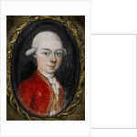 Miniature portrait of Wolfgang Amadeus Mozart, 1777 by Anonymous