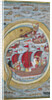 Sea serpent swallows the royal fleet, 1670 by Indian Art