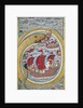 Sea serpent swallows the royal fleet, 1670 by Indian Art