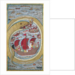 Sea serpent swallows the royal fleet, 1670 by Indian Art