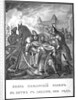 Prince Dmitry Pozharsky wounded in combat with the Poles (From Illustrated Karamzin), 1836 by Boris Artemyevich Chorikov