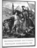 The heroic deed of a young Man in Kiev in 968 (From Illustrated Karamzin), 1836 by Boris Artemyevich Chorikov