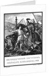 The heroic deed of a young Man in Kiev in 968 (From Illustrated Karamzin), 1836 by Boris Artemyevich Chorikov
