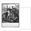 The heroic deed of a young Man in Kiev in 968 (From Illustrated Karamzin), 1836 by Boris Artemyevich Chorikov