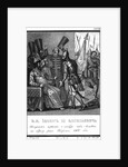 Ivan III receives news of Victory at the Battle of the Vedrosha River, 1500 (From Illustrated Karam by Boris Artemyevich Chorikov