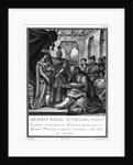 Mstislav I appointed Rogvolod to Prince of Polotsk. 1128 (From Illustrated Karamzin), 1836 by Boris Artemyevich Chorikov