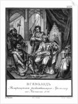Yaropolk Izyaslavich before Vsevolod I, 1086 (From Illustrated Karamzin), 1836 by Boris Artemyevich Chorikov