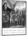 The Meeting of Mikhail Skopin-Shuisky and Jakob de La Gardie. 1609 (From Illustrated Karamzin), 18 by Boris Artemyevich Chorikov