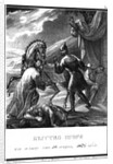 The Flight of Prince Igor from the Polovtsian camp, 1185 (From Illustrated Karamzin), 1836 by Boris Artemyevich Chorikov