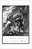 The Flight of Prince Igor from the Polovtsian camp, 1185 (From Illustrated Karamzin), 1836 by Boris Artemyevich Chorikov