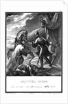 The Flight of Prince Igor from the Polovtsian camp, 1185 (From Illustrated Karamzin), 1836 by Boris Artemyevich Chorikov