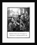 Arrival of Mikhail II Yuryevich in Vladimir. 1175 (From Illustrated Karamzin), 1836 by Boris Artemyevich Chorikov