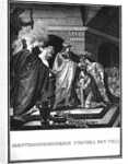 Prince Ruriks sacrifice. 862 (From Illustrated Karamzin), 1836 by Boris Artemyevich Chorikov