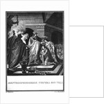Prince Ruriks sacrifice. 862 (From Illustrated Karamzin), 1836 by Boris Artemyevich Chorikov