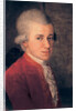 Wolfgang Amadeus Mozart Detail, 1781 by Johann Nepomuk della Croce