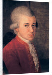 Wolfgang Amadeus Mozart Detail, 1781 by Johann Nepomuk della Croce