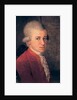 Wolfgang Amadeus Mozart Detail, 1781 by Johann Nepomuk della Croce