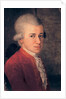 Wolfgang Amadeus Mozart Detail, 1781 by Johann Nepomuk della Croce