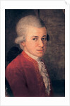 Wolfgang Amadeus Mozart Detail, 1781 by Johann Nepomuk della Croce