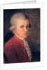 Wolfgang Amadeus Mozart Detail, 1781 by Johann Nepomuk della Croce