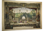 Ballet Le Turc Généreux in the Vienna Burgtheater, 1758 by Bernardo Bellotto