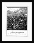 Battle with the Polovtsians at the Time of Andrei Bogolyubsky, 1169 (From Illustrated Karamzin), 1 by Boris Artemyevich Chorikov